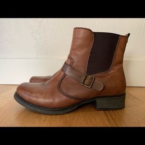 Womens Rieker Real Leather Boots
